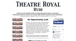 Desktop Screenshot of hydetheatreroyal.co.uk