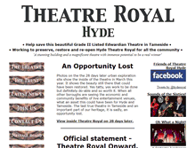 Tablet Screenshot of hydetheatreroyal.co.uk